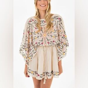 Free People Frida Embroidered Dress